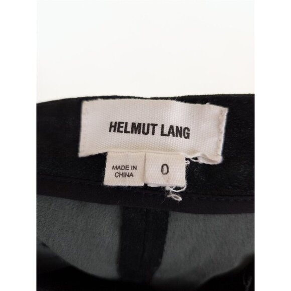 Helmut Lang Patina Stretch Leather Pant Size 0 XS Womens Bismuth $1200 - Picture 11 of 12